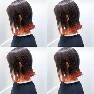 ミディアム ウルフカット ハッシュカット/七海のヘアスタイル