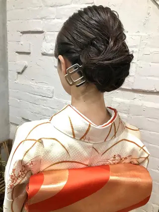 セミロング まつパ・ヘアセット ♡Chinami♡のマツエク・マツパデザイン