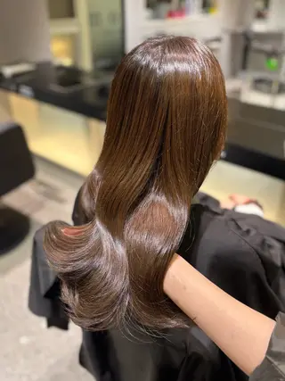 ロング 🎀レイヤーカット/ 艶カラー/ﾕｶ🎀のヘアスタイル