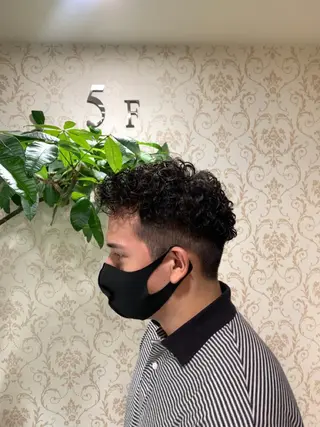 パーマ メンズ メンズパーマ&メンズ 縮毛矯正/平野/渋谷のヘアスタイル