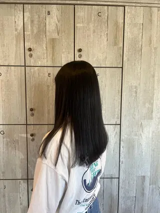 ロング 顔まわり/透け感 カラー/青栁優🔆のヘアスタイル