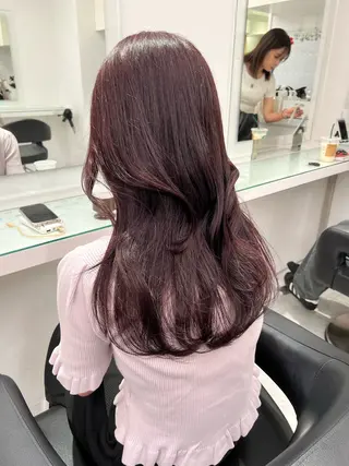 ロング カラー 川越ハイトーン🧸 Yumaのヘアスタイル