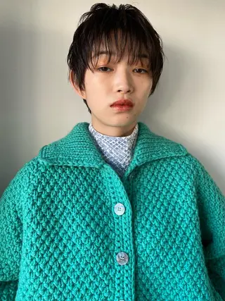 ショート riria/ボブ /透明感カラー🎀のヘアスタイル