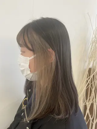 ミディアム hairs BEAU 藤田彩夏のヘアスタイル