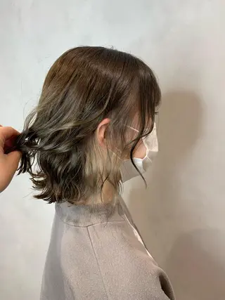 ミディアム カラー stylist N0Nのヘアスタイル
