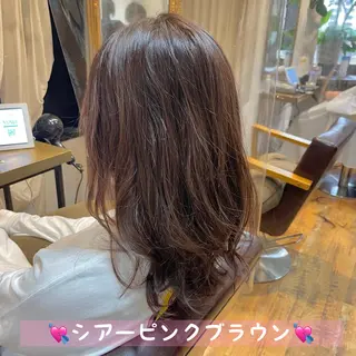 ミディアム カラー 💖透明感カラー💖 mayukoのヘアスタイル