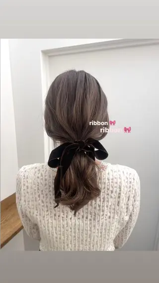 ミディアム カラー ブリーチなしWカラー /SACHIKAのヘアスタイル