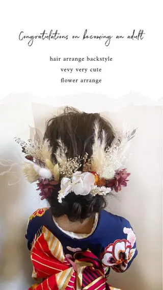 カラー ヘアアレンジ Miku 🇺🇸のヘアスタイル