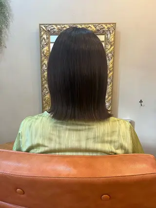 ミディアム ⚪️髪質改善 縮毛 店長 コウ⚪️のヘアスタイル