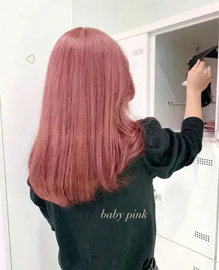 カラー RIKO👼🏻💓 韓国ガーリーのヘアスタイル