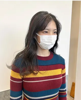 ロング カラー パーマ ヘアアレンジ メンズ キッズ stylist 🌸 kana.のヘアスタイル