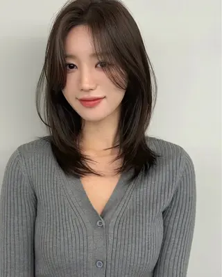 ミディアム air銀座所属・木村 詩渚のヘアスタイル