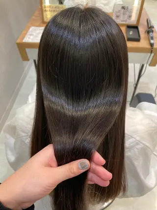 ロング nono/パーマ /顔まわりカット🐈のヘアスタイル