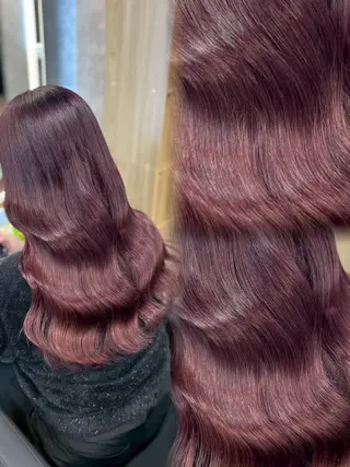 カラー 札幌ブリーチなし 👑ヒリュウのヘアスタイル