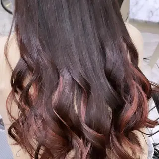 セミロング ヘアアレンジ ボブパーマ 🌷ヨシカワハナコのヘアスタイル