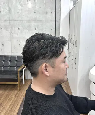 ショート パーマ メンズ 【メンズ特化】 横浜美容師kuのヘアスタイル