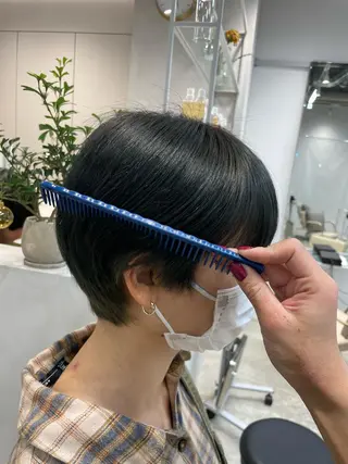 ショート 表参道ミディアム レイヤー山岸季生のヘアスタイル