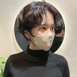 ショート パーマ ヤマモト マイのヘアスタイル