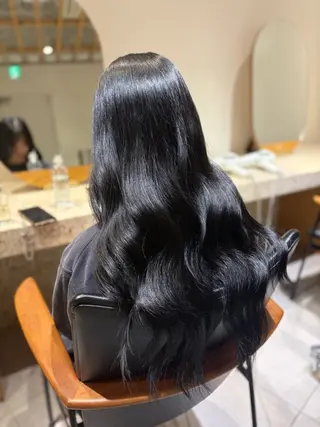 ロング カラー 植林 奨のヘアスタイル