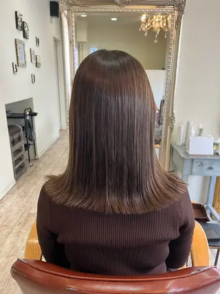 ミディアム 【艶髪カラー】 omiのヘアスタイル