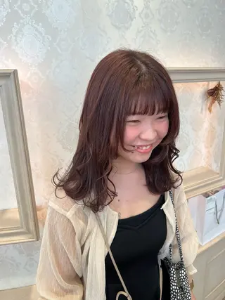 セミロング カラー 🌷川崎/ボブ/ アレンジ/コトネ🌷のヘアスタイル