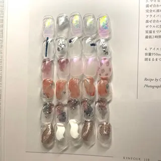 ネイル 大人ワンホン キラキラ/Ayanoのネイルデザイン