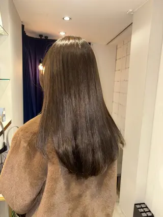 セミロング り おのヘアスタイル
