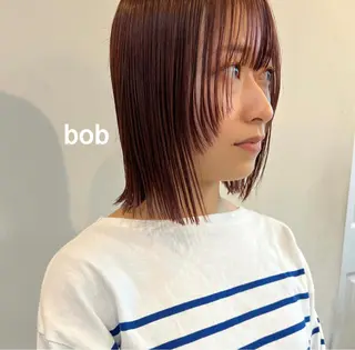 ミディアム カラー ELENA所属・ナチュラルなショート 北本空河のヘアスタイル