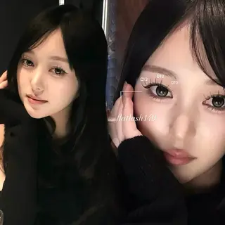 マツエク・マツパ Mell Yuuna ♡パリエク /束感のマツエク・マツパデザイン