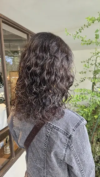 セミロング 韓国好き🇰🇷 美容師MIKUのヘアスタイル