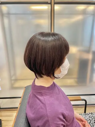 ショート シノハラ ガクト ショート/白髪ぼかしのヘアスタイル