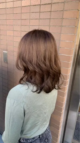 セミロング カラー 縮毛矯正・髪質改善 鈴木悠太/当日OK✨のヘアスタイル