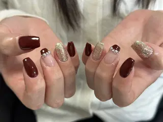 ネイル By moonネイル 🌷ワンホン/韓国風のネイルデザイン