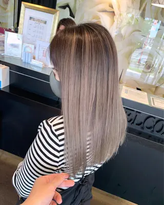 ロング カラー EARTH石巻店 尾形  裕のヘアスタイル