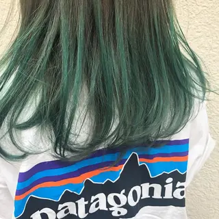 ミディアム カラー パーマ ヘアアレンジ 【白髪ぼかし 専門GBG】自由が丘のヘアスタイル