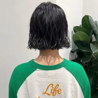 ショート カラー パーマ KAWATOKO MISUZUのヘアスタイル