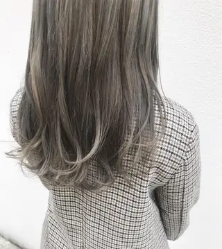 セミロング カラー 嶋佐 昌大 シマサマオのヘアスタイル