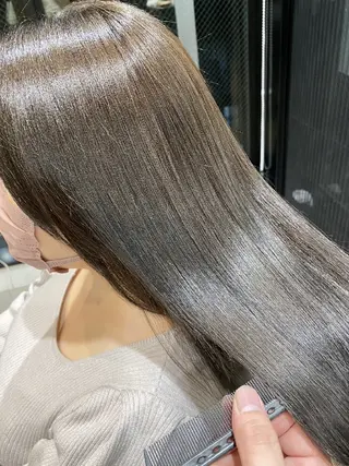 深夜まで営業中‼️ レム髪質改善のヘアスタイル
