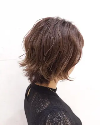 ミディアム カラー 斉藤 貴也のヘアスタイル