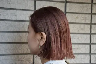 ミディアム カラー 福井 稜平のヘアスタイル