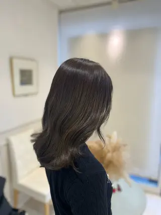 ミディアム カラー 【こっくりカラー】 🤎Umi🤎のヘアスタイル