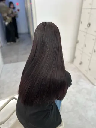ロング 🤍韓国艶ワンホン ヘアMAYU🤍のヘアスタイル