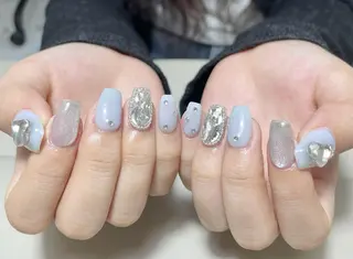 ネイル By moonネイル 🌷ワンホン/韓国風のネイルデザイン