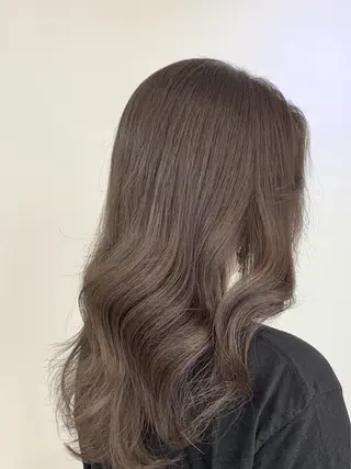 セミロング カラー メンズパーマ✨️村越 雄斗のヘアスタイル