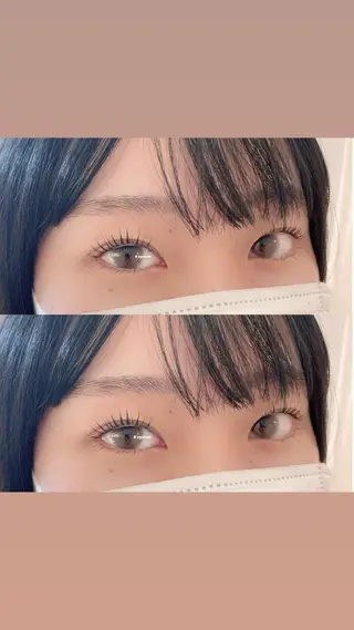 ロング カラー パーマ ヘアアレンジ メンズ キッズ ネイル マツエク・マツパ アイブロウ 𝑹 eyelashのマツエク・マツパデザイン