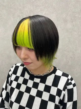 カラー 中村 彩夏のヘアスタイル