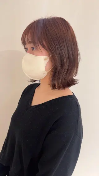 ミディアム 🫧ツヤ髪個室美容室 安食茉莉🫧のヘアスタイル