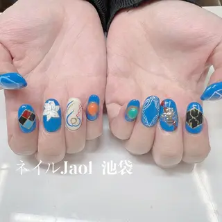 ミディアム nail jaol池袋店所属・ネイルJaol 池袋のネイルデザイン