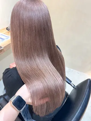 ロング Hug👩🏼‍🦱 警固HIBIOのヘアスタイル