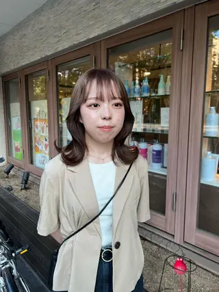 ミディアム カラー ヘアアレンジ 💫メンズ特化💫 クロカワリュウセイのヘアスタイル